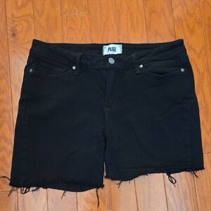 Paige Women's Black Denim Shorts Size 32